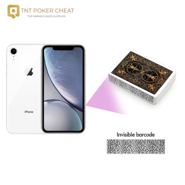 AKK A3 iPhone XR Poker Analyzer Cheating Device for Barcode Playing Cards