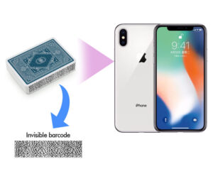 AKK A4 iPhone X Phone Poker Analyzer for Marked Barcode Decks