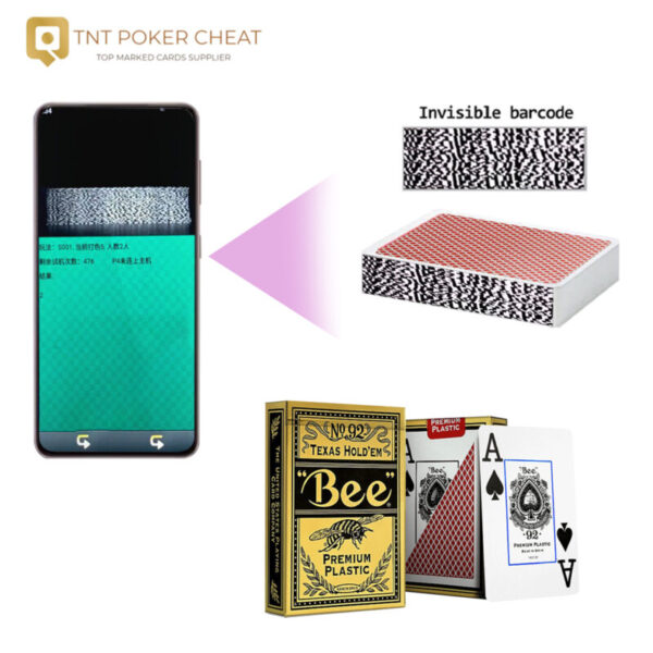 Bee Barcode Cards Plastic Texas Hold’em Wide Cards