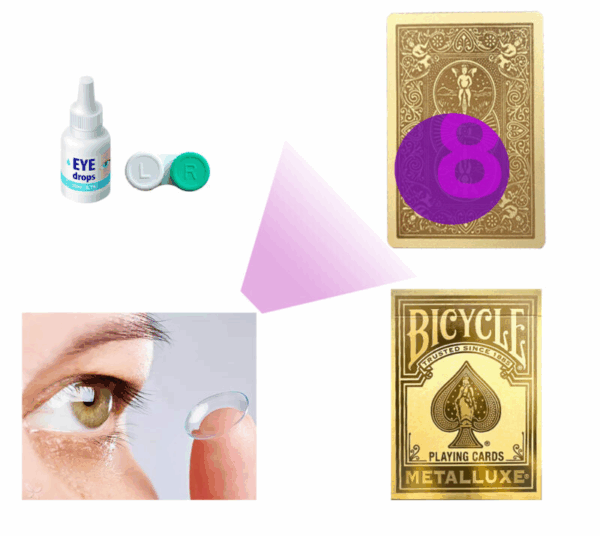 企业微信截图_17465352948321 Bicycle Marked Deck Golden for Marking Cards Contact Lenses