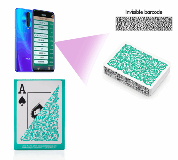 Copag Elite 100% Plastic Casino Barcode Marked Decks for Poker Analyzer