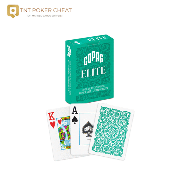 Copag Elite 100% Plastic Casino Barcode Marked Decks for Poker Analyzer