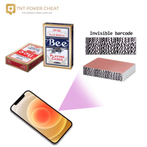 Bee Standard Barcode Marked Cards for Professional Poker Analysis
