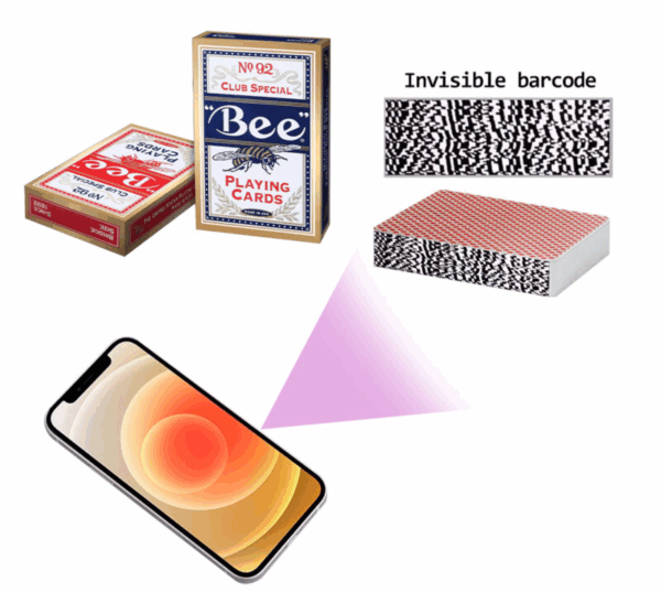 企业微信截图_17477960658165 Bee Standard Barcode Marked Cards for Professional Poker Analysis