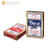 Bee Standard Barcode Marked Cards for Professional Poker Analysis