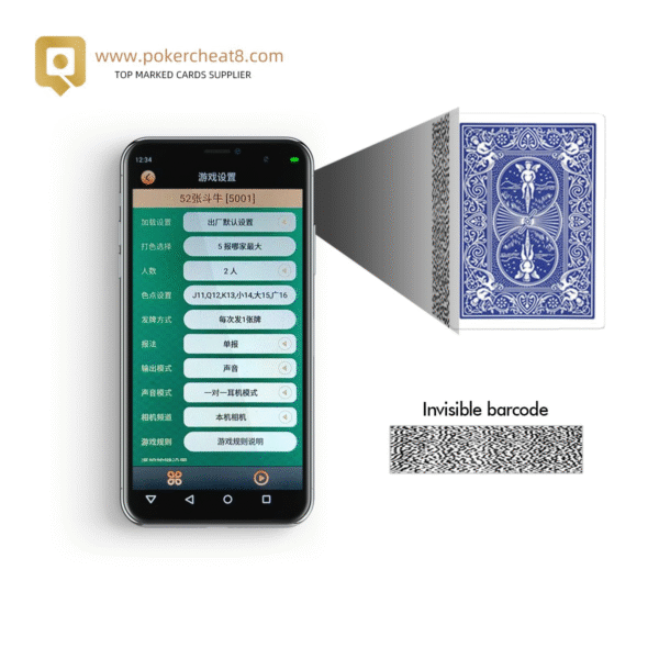 Barcode Marked Decks of Bicycle Rider Back Playing Cards for Casino