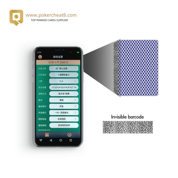 Copag 4 Colour Marked Barcode Cards Work With Akk Poker Analyzer