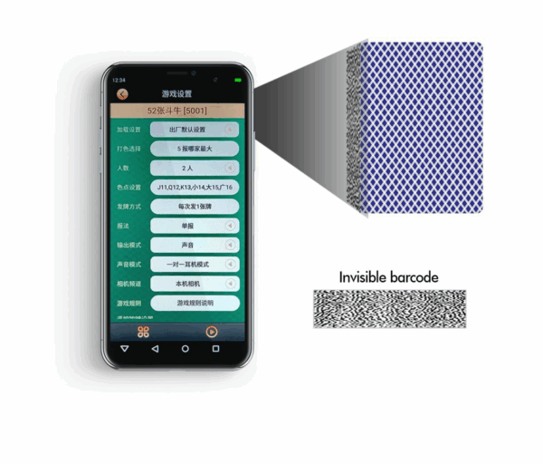 Copag 4 Colour Marked Barcode Cards Work With Akk Poker Analyzer