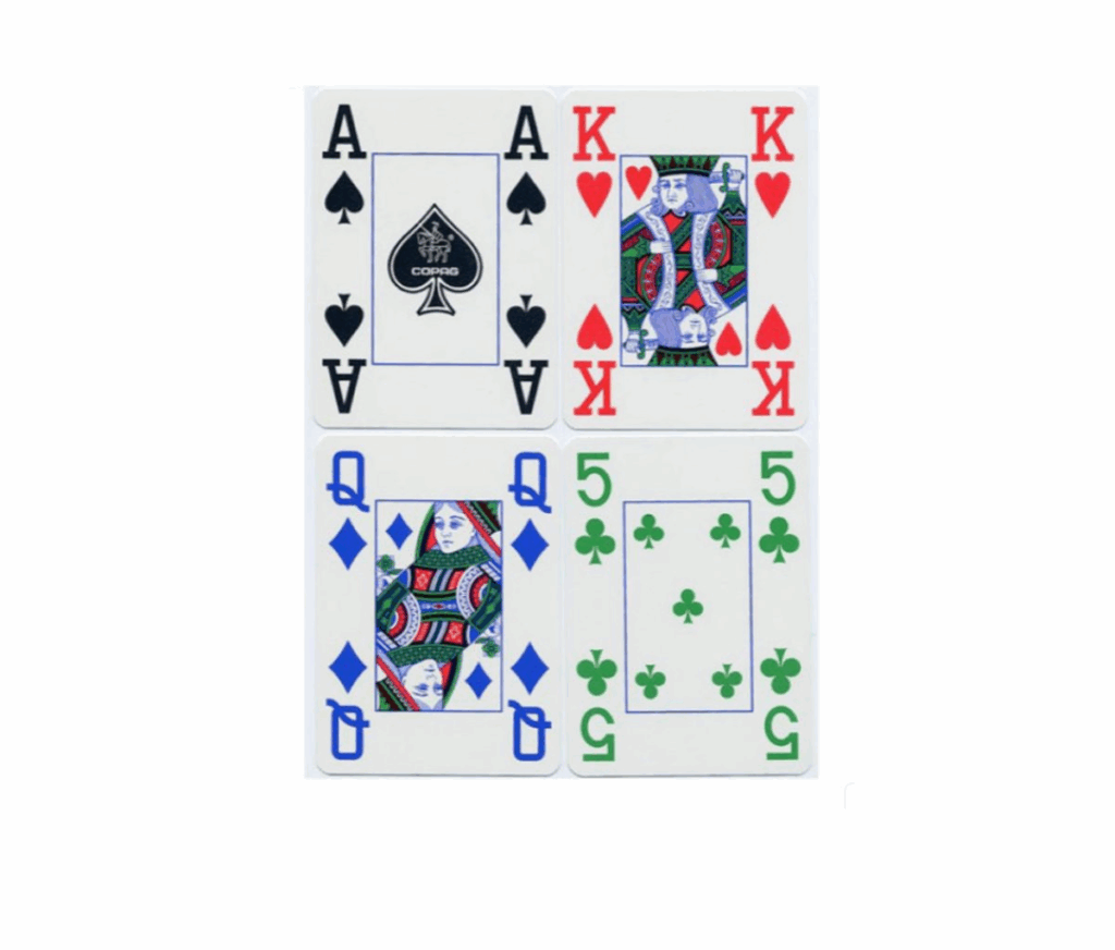 Marked poker cards aces kings