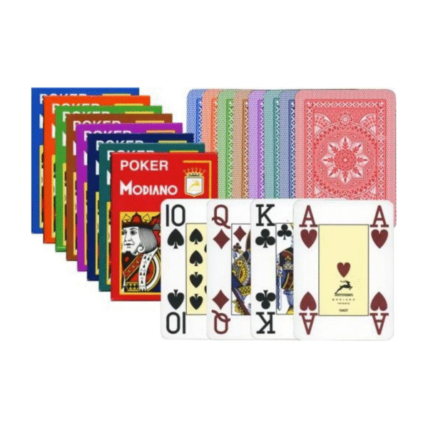 Modiano Cristallo Barcode Invisible Marked Decks Poker for Scanning Poker Camera & Poker Analyzer