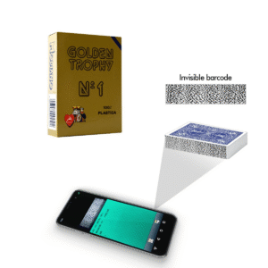 Modiano Golden Trophy Laser Barcode Invisible Ink Marking Cards For Poker Scanning Camera
