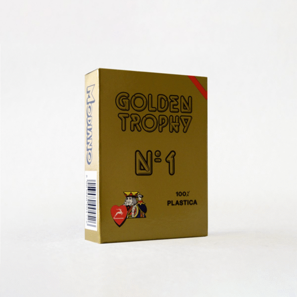 Modiano Golden Trophy Laser Barcode Invisible Ink Marking Cards For Poker Scanning Camera
