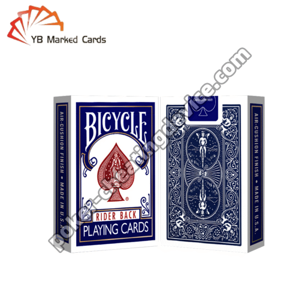 Bicycle Marked Cards Wide Edition Classic Blue for Infrared Contact Lenses
