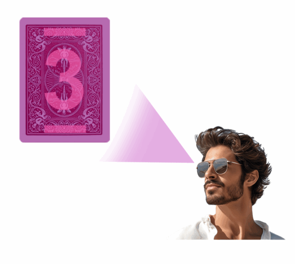 Bicycle Marked Poker Deck Classic Hearts for Infrared Sunglasses