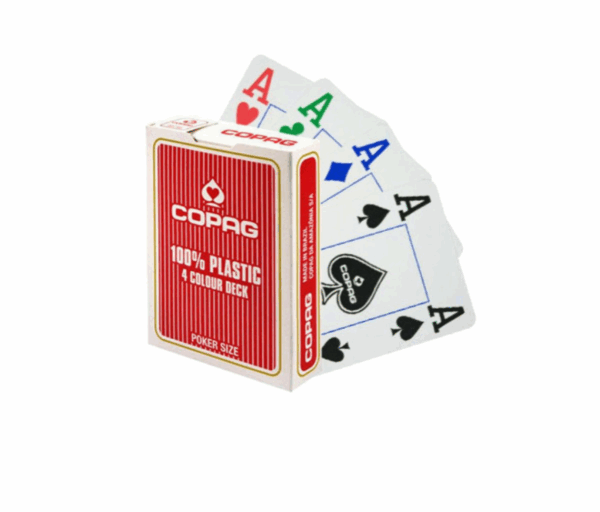 Copag 4 Color Luminous Marked Cards Of UV Contacts Lenses