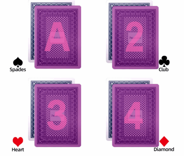 Copag Poker Club Plastic Deck Of Marked Cards For Perspective Glasses