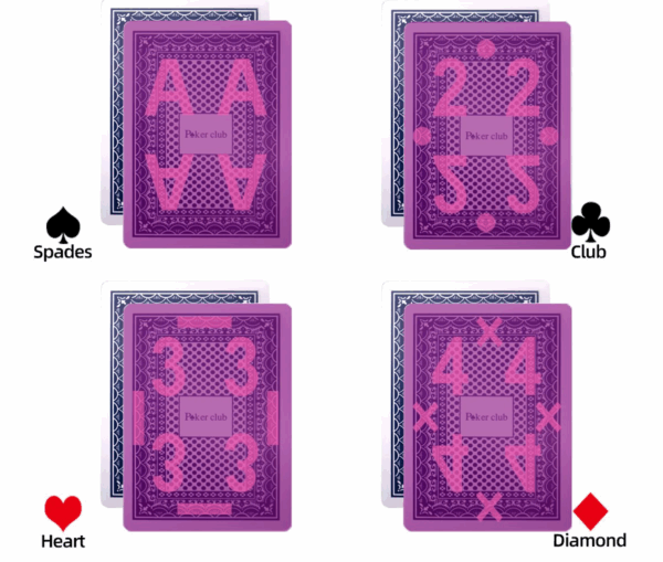 Copag Poker Club Plastic Deck Of Marked Cards For Perspective Glasses