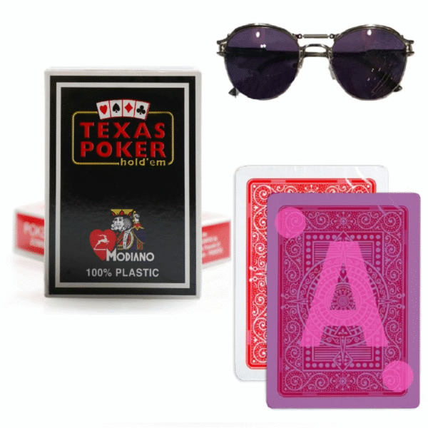 Modiano Texas Poker Marked Cards For Poker Glasses Cheating