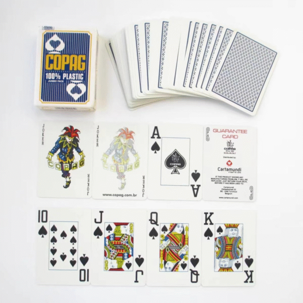 Plastic Copag Jumbo Face Marked Cards