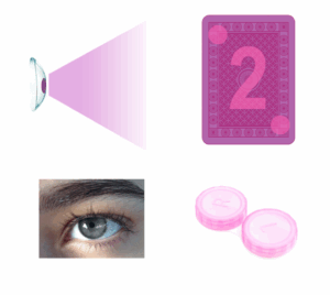 Infrared Contact Lenses for Marked Playing Cards – Discreet Poker Edge