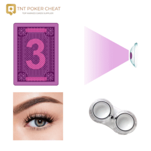 IR Contact Lenses to See Through Playing Cards