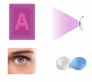 UV Invisible Ink Contact Lenses to See Through Playing Cards
