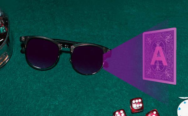 Aviator Infrared Ink Sunglasses for marked cards