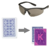 Poker Sunglasses That Can See Through Marked Playing Cards