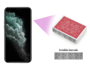 iPhone 11Pro CVK 600 Poker Hand Winner Analyzer for Barcode Marked Decks