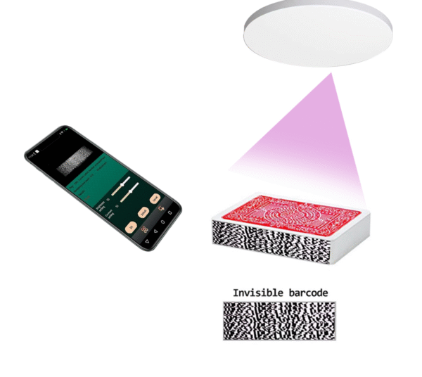 Ceiling Lamp Playing Card Scanning – A Discreet Long-Distance Solution