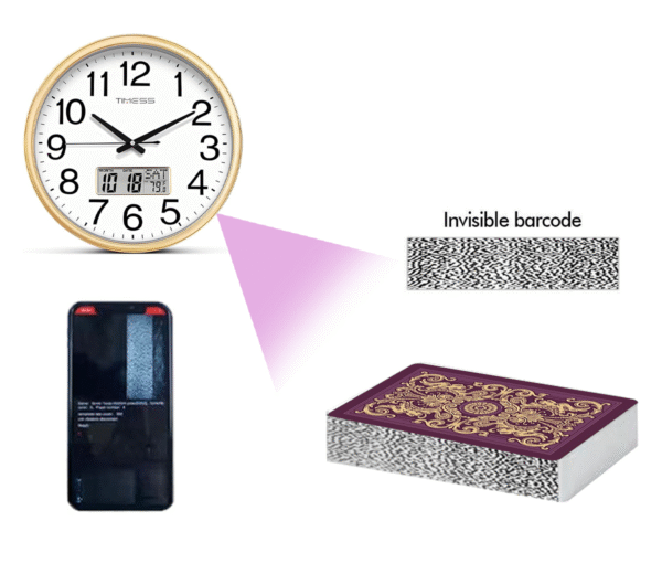 Clock Poker Cheat Card Scanner for Barcode Marked Decks