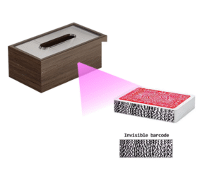 Discreet Tissu Box Poker Cheating Camera for Barcode Poker Card