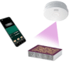 Enhance Your Game with Smoke Detector Scanning Playing Cards